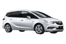 Car Hire Hammersmith - Vauxhall Zafira 5 + 2 - Minibus hire Hammersmith